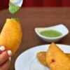 Venezuelan guasacaca sauce - frozen mosaic - vegetarian