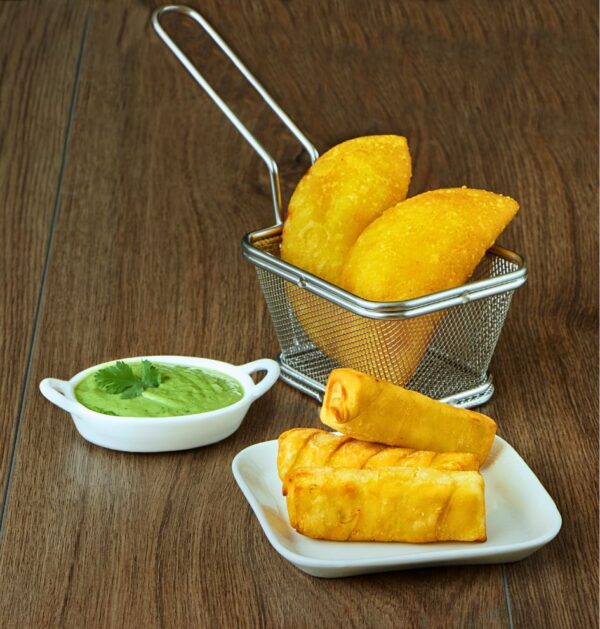 Venezuelan guasacaca sauce - frozen mosaic - vegetarian