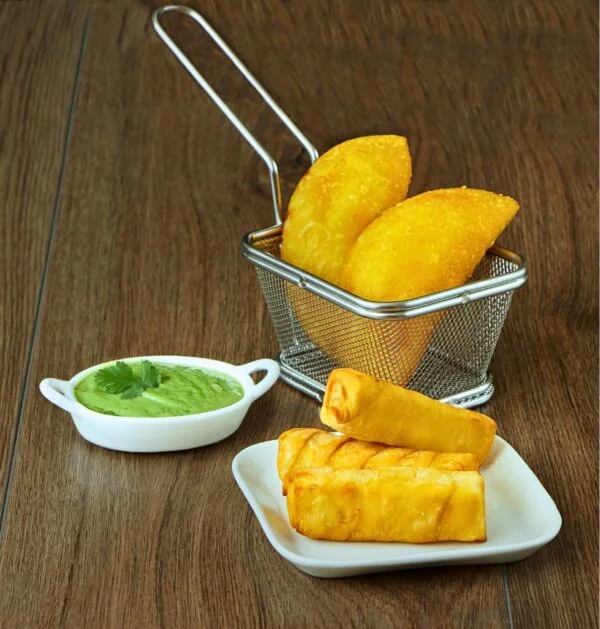 Venezuelan guasacaca sauce - frozen mosaic - vegetarian