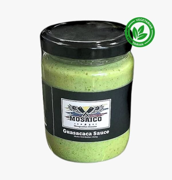 Venezuelan guasacaca sauce - frozen mosaic - vegetarian