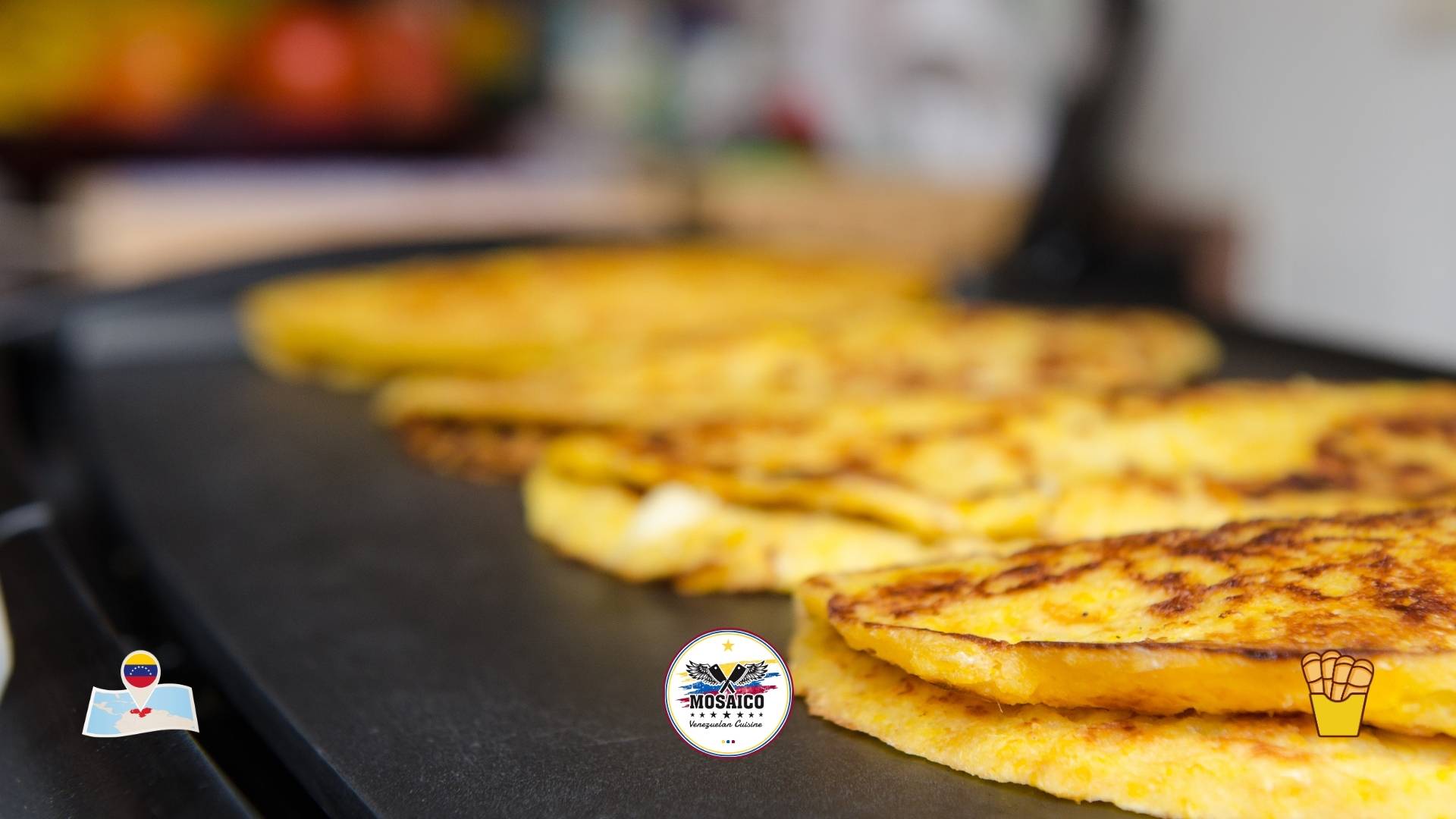 history of Venezuelan cuisine - cachapas on the griddle