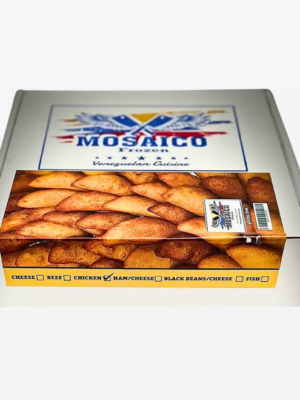 mini frozen mosaic empanadas. Venezuelan empanadas vs other frozen appetizers