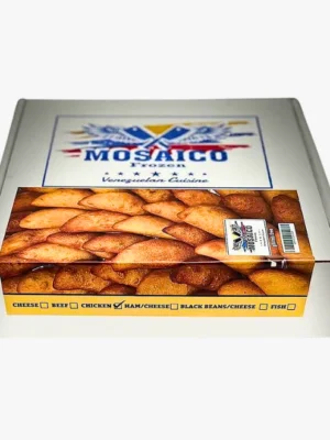 mini frozen mosaic empanadas. Venezuelan empanadas vs other frozen appetizers