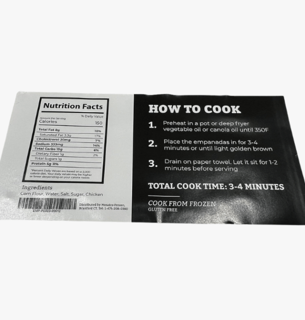 mini frozen mosaic empanadas