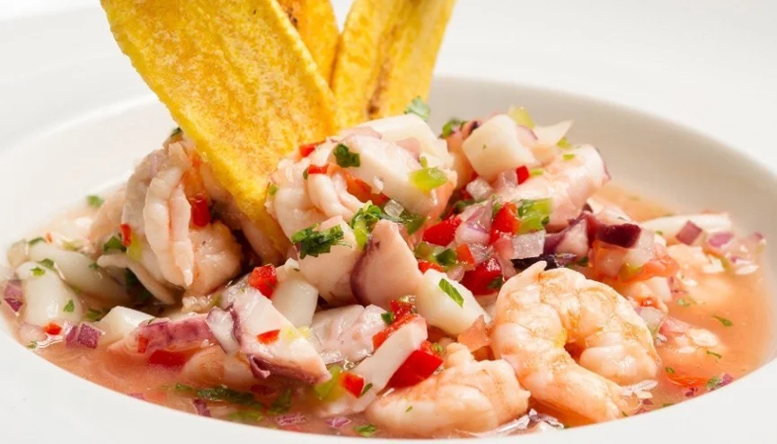 Ceviche de Camarón - cocina venezolana de la costa
