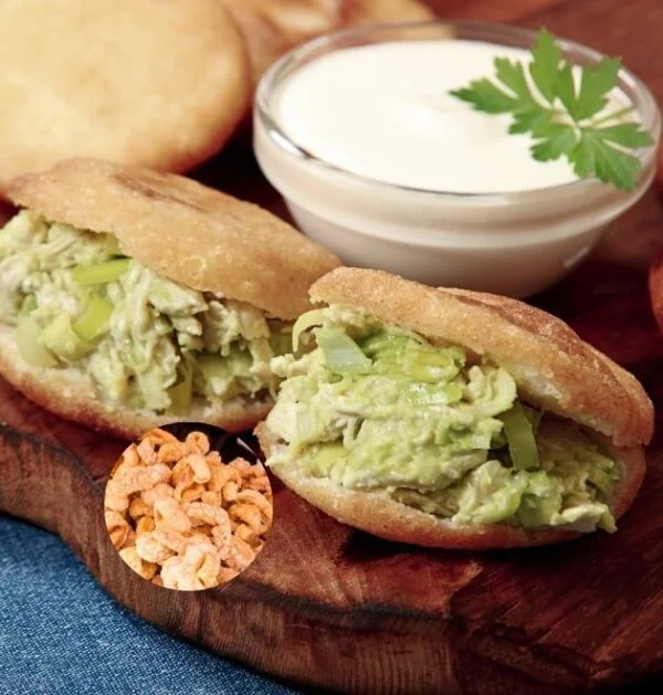 mini arepas venezolanas de chicharrón congeladas - mosaico frozen