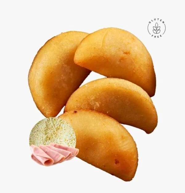 mini empanadas venezolanas de jamón y queso - mosaico frozen