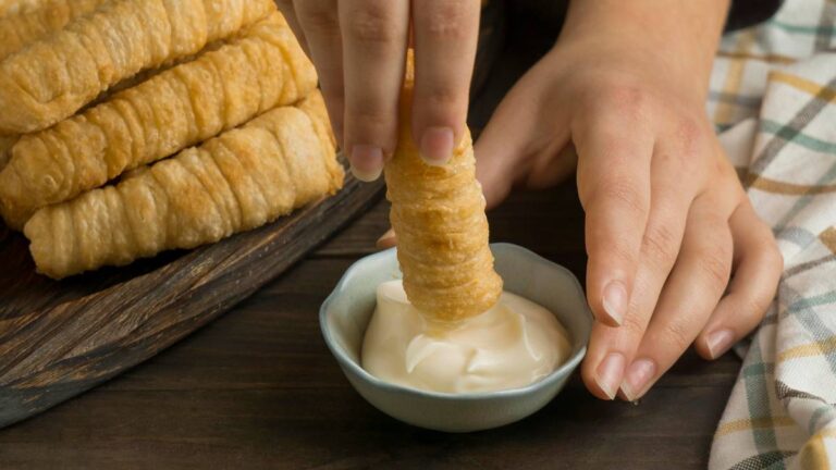 dough for tequeños with baking soda