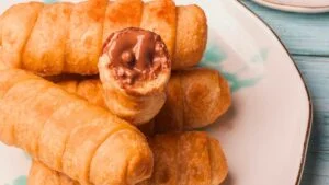 Tequeños with alternative fillings - frozen mosaic