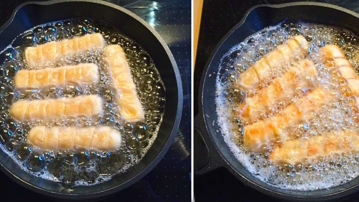 how to fry frozen tequeños in oil