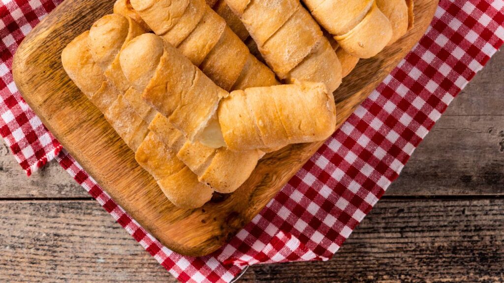 receta de tequeños de queso mozzarella