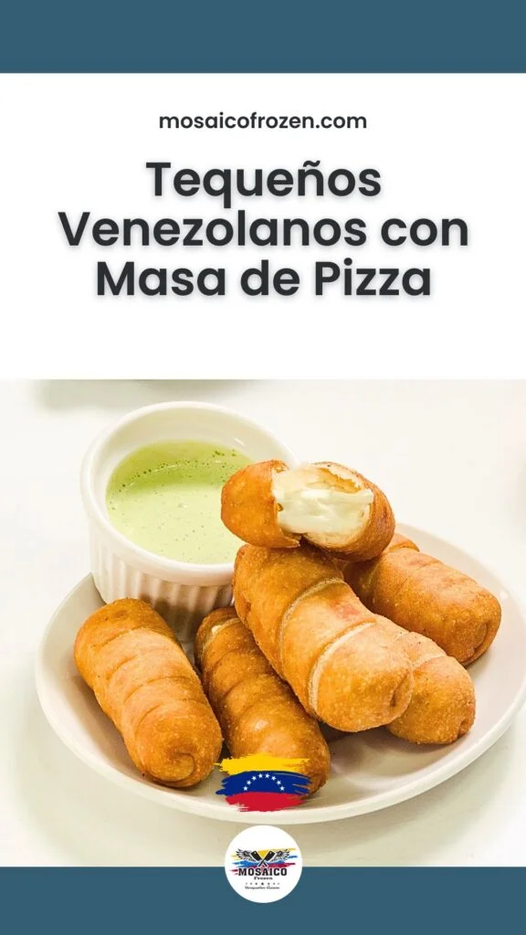 tequeños con masa de pizza