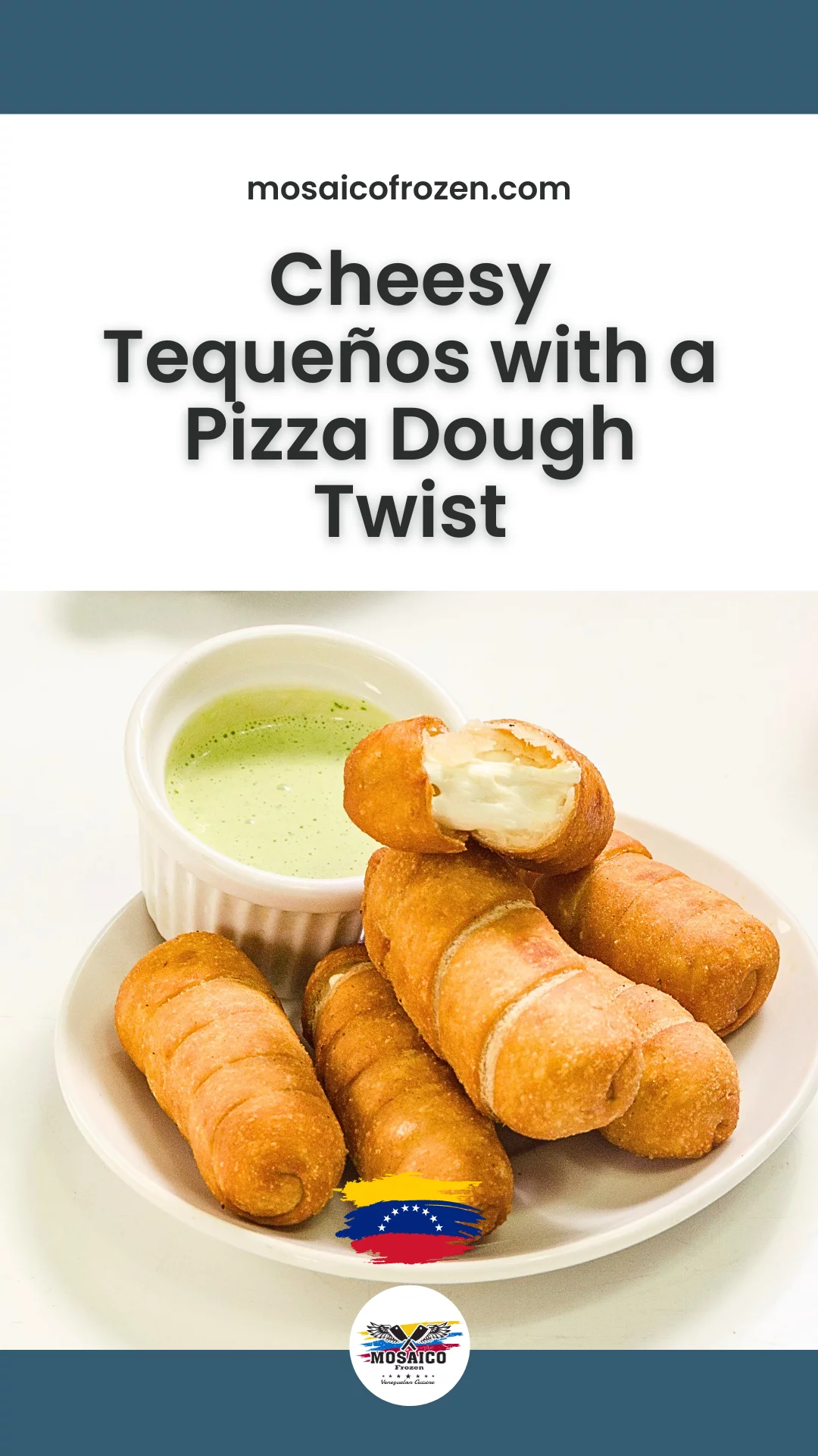 receta de tequeños venezolanos con masa de pizza