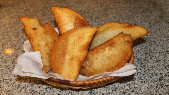 Venezuelan seafood empanadas