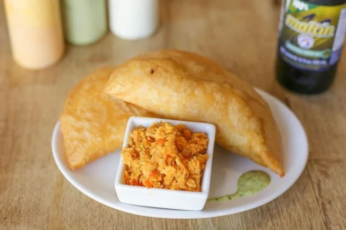 Venezuelan seafood empanadas