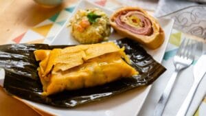 incorporate hallacas into restaurant menu