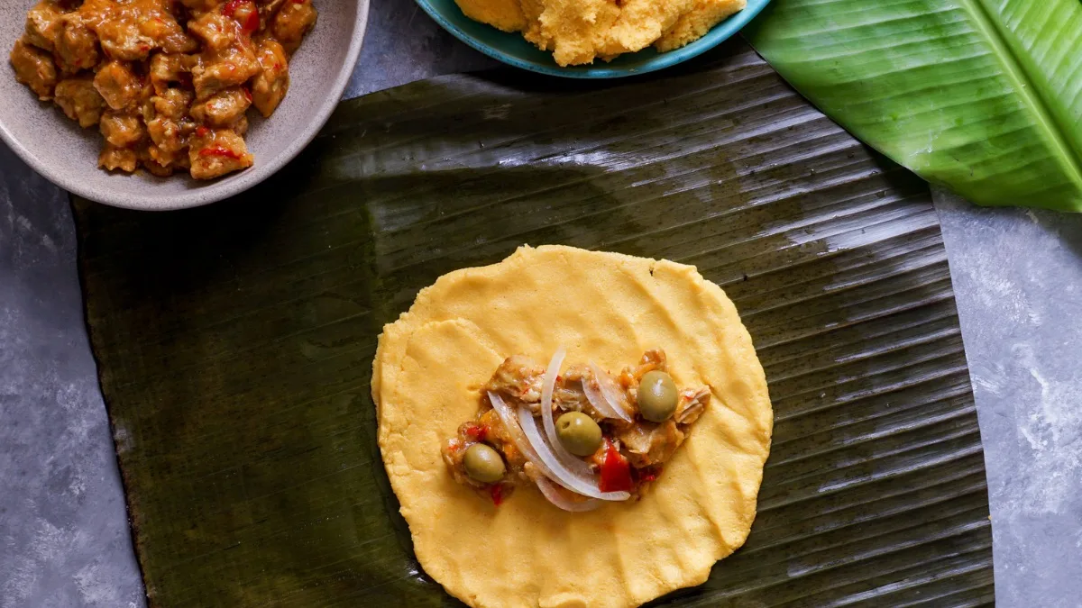 Venezuelan hallacas stew