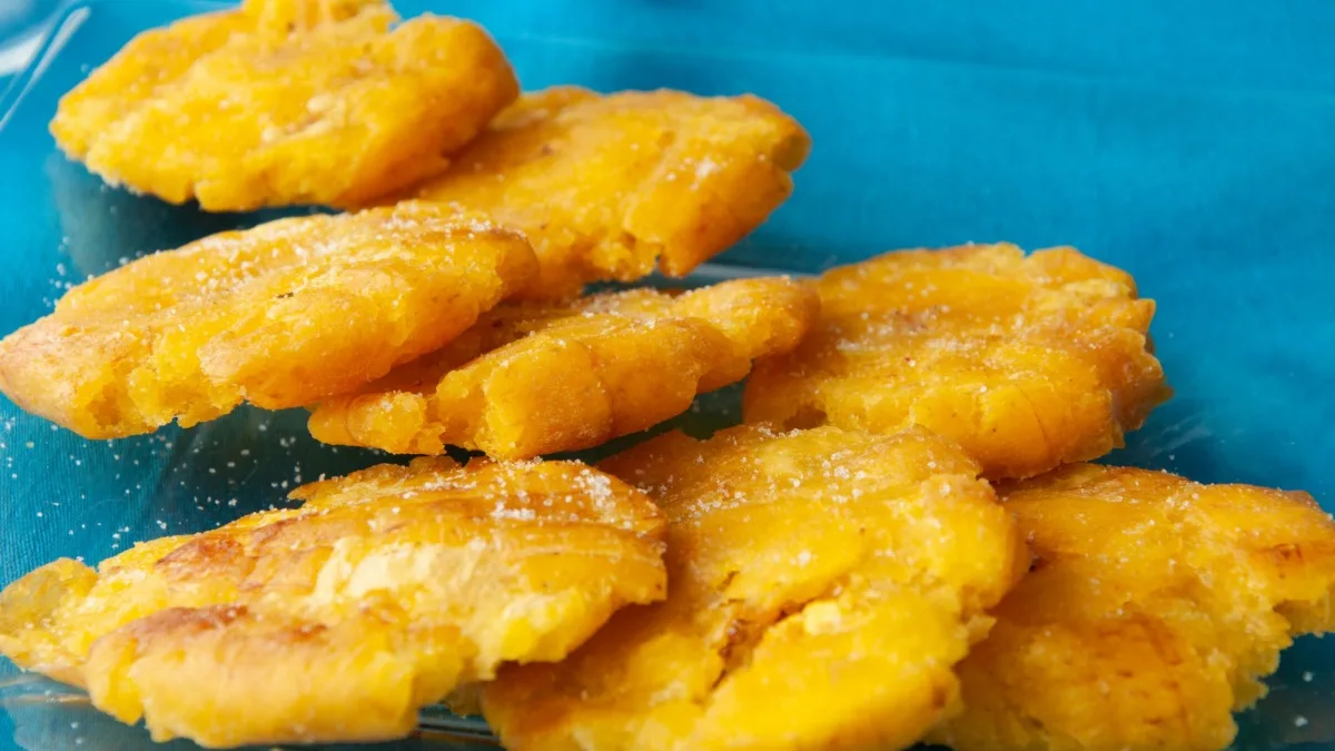 Patacones de Plátano verde