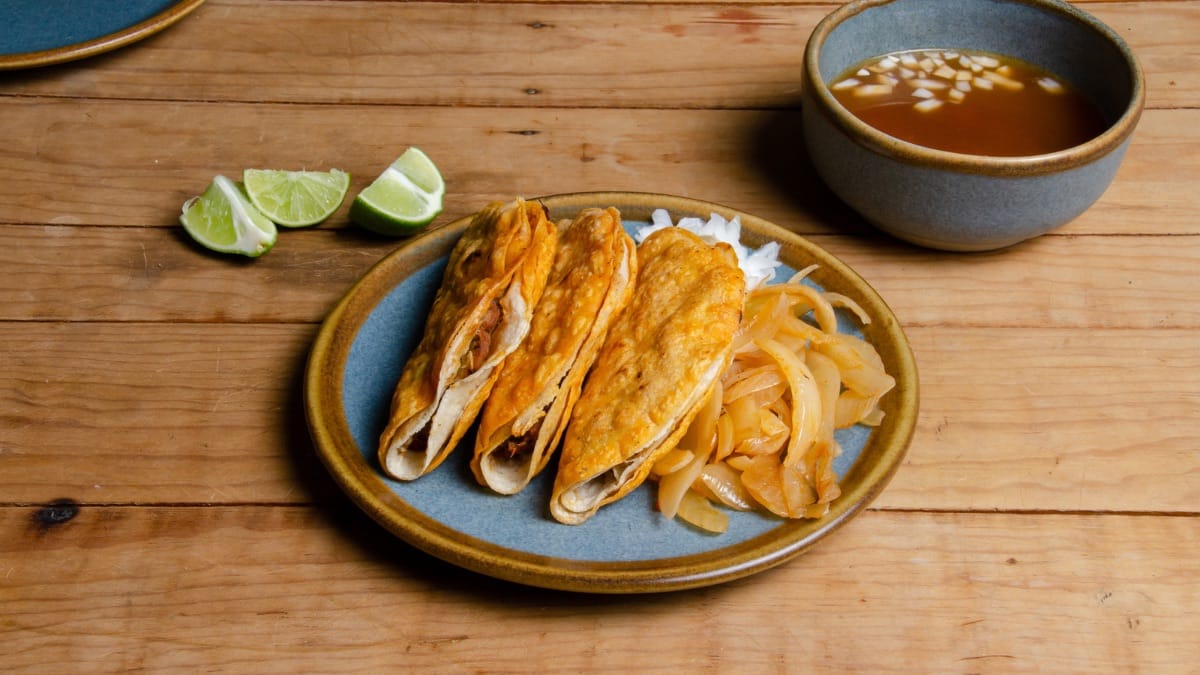 Golden tacos - Mexican cuisine