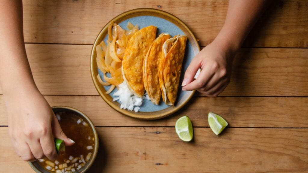 Golden tacos - Mexican cuisine